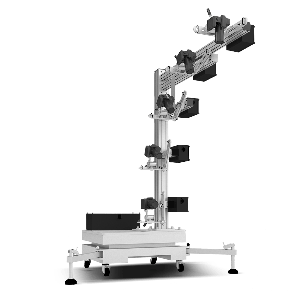 MultiArm 3000 with 5 cameras mounted